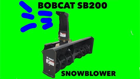 bobcat skid steer snow blower attachment|bobcat sb200 snowblower parts diagram.